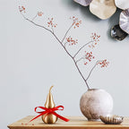 Feng Shui Decor - Brass Wu Lou Gourd with Red Luck Strip for Ideal Home Decoration,Table,Bookshelf,5inch Tall,Full Brass,Fortune Protection,Hu Lu Bring Good Luck,Healthy,Success