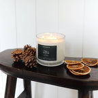Calyan Wax Co. Fir & Clove 3 Wick Scented Candle - 43 Hour Burn - Luxury 3 Wick Soy Candles - Non Toxic Soy Wax Candles - Long Lasting Large Glass Jar Candle for Home - 14.9oz