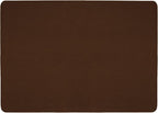 House, Home and More Skid-Resistant Carpet Indoor Area Rug Floor Mat - Chocolate Brown - 5 Ft X 7 Ft - Non Slip Rubber Backing, Stain Resistant, Dog Friendly, Living Room Bedroom Kitchen Entryway