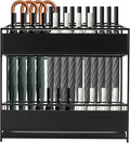 Umbrella Stands, Freestanding Umbrella Holder with Removable Water Tray (Black)
