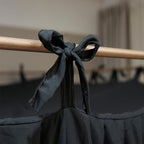 4 Corners Post Princess Curtain Bed Canopy Double Layer Cozy Mosquito Net Mesh and Cloth for Girls Adults Bedroom Decoration (Double-Black/Black, 78" W*86" L*82"*H/(King))