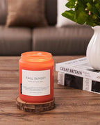 M&SENSE Amber Santal Soy Candles, Scented Candle 110 Hours Long Lasting Clean Burn Large Candle for Home Natural Organic Aromatherapy Relaxing Candle Birthday Holiday Gifts for Women Men