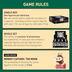 POP MART The Monsters Almost Hidden Series Blind Box Figures, Random Design Mystery Toys for Modern Home Decor, Collectible Toy Set for Desk Accessories, Whole Set