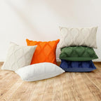 decorUhome Spring Throw Pillow Covers 12x20 Inch Set of 2, Soft Plush Faux Fur Wool Lumbar Forest Elf Couch Pillow Covers, Decorative Neutral Pillow Cases for Bed Sofa Living Room Home Decor