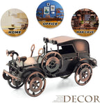 Classic Car Gifts for Men, Unique Cool Birthday Gift Ideas, Vintage Car Decor for Room, Home, Office, Man Cave, Garage, Antique Scrap Metal Model Car Ornaments (M-1)