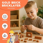 Brick and Mortar Construction Set, DIY House Building Kit for Kids, Realistic Mini Bricks STEM Building Toy, Creative Engineering Toy for Boys and Girls
