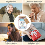 NewEleven Gifts For Aunt - Aunt Birthday Gifts From Niece, Newphew, Kids - Auntie Gift Ideas, Christian Gift For Aunt, Auntie - Bible Verse Jar