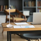 Arrrow LED Cordless USB-C Re-Chargeable Desk Lamp, 5200mAh Battery Operated with 3 Color Temperature 2700K-3000K-3500K and Fingertip Touch On/Off Plus Dimming in White