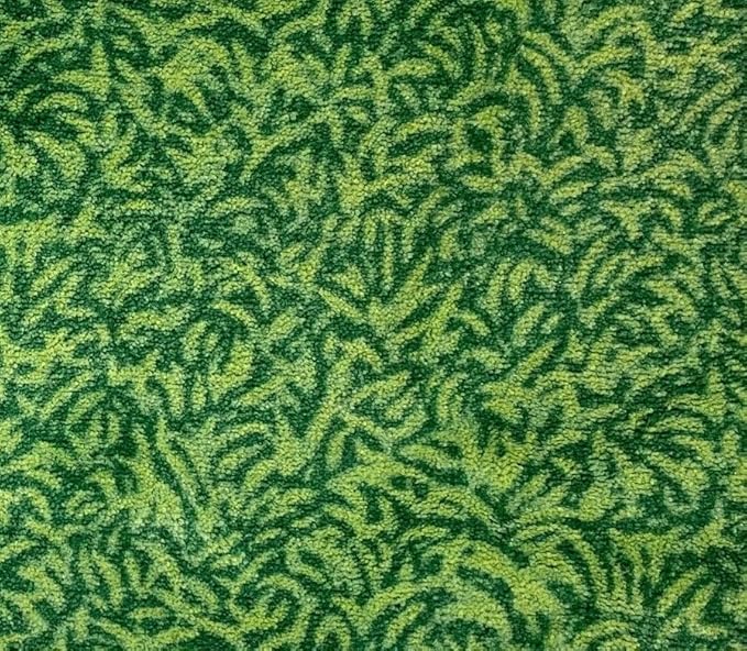 KIDCARPET.COM Grassy Green Field Rug | Active Play Carpet for Preschool Playroom Game Activity Area, 6' x 9'