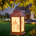 Cardinals Decorative Mobiles Gifts, Solar Cardinals Wind Chimes, Gifts for Mom, Women, Grandma, Garden Courtyard Lawn Decoration, Thanksgiving Gift, Decor Gift for Christmas and New Year