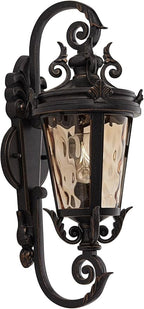 John Timberland Casa Marseille European Vintage Outdoor Wall Light Bronze French Vintage Sconce Fixture Decor for Exterior House Porch Patio Outside Deck Garage Yard Front Door Garden Home