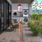 Cat Wind Chimes, Solar Cat Lights for Outside, Gifts for Cats Lovers, Birthday Gifts for Women, Mom, Ded, Grandma, Garden Lawn Yard Outdoor Decor Mobiles Wind Chime, Cats Themed Gift