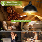Arc Floor Lamps for Living Room, Modern Tall Standing Lamp Remote Control,Stepless Dimmable Black Floor Lamp with Hanging Dome Shade, Over Couch Arched Reading Lamp for Bedroom (Bulb Included)