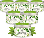 6 Pack Sage Candles Gift Set - Natural Soy Wax Candle Smokeless Clean Burn, Calming Aromatherapy Candles for Home Relaxation, Home Office & Gifting