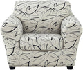KRFOONN 2 Piece Chair Covers Printed Sofa Covers Couch Covers Washable Armchair Sofa Couch Slipcover Furniture Protector with Elastic Bottom for Living Room (Armchair, 58), Small