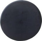 HomePop Large Velvet Storage Ottoman - Navy