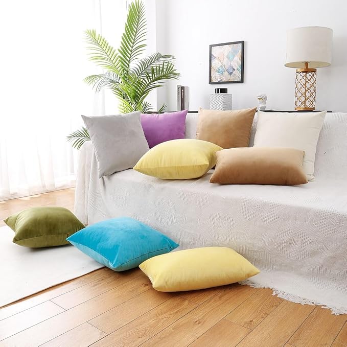 MoonRest® Synthetic Down Alternative 12x20 Lumbar Pillow Insert Form, for Decorative Throw Pillow, Sofa, Cushions, Body and Bed - Pack of 2- Size 12“X 20”