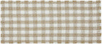 Waffle Runner Rug Bathroom, Long Boho Bathroom Rugs Non Slip Washable Absorbent Checkered Bathroom Mat Quick Dry Farmhouse Bath Mat, 72"x24" Khaki and White