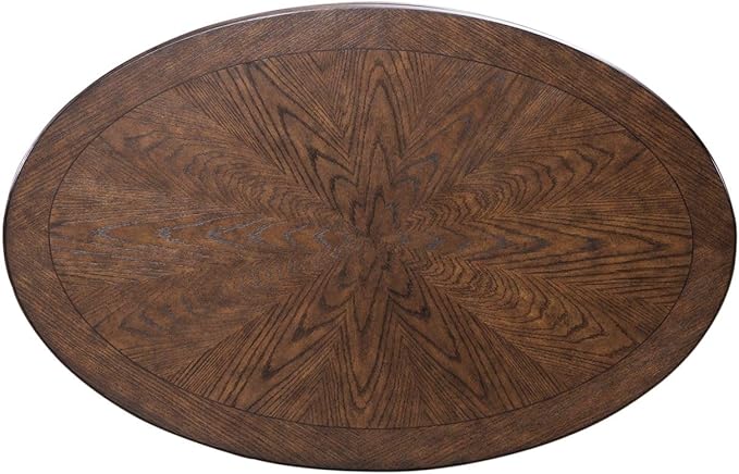 Liberty Furniture Allington Oval Cocktail Table for Living Room - Satin Sienna