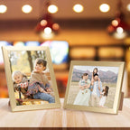 Giftgarden 5x7 Picture Frame Gold Set of 7, Multi Modern 5 x 7 Frames for Wall or Tabletop Display, Golden