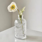 2Pcs Propagation Vases for Plants, Bud Vases, Small Glass Vase for Flowers, Home and Table Decor, Shelf, Desk, and Office