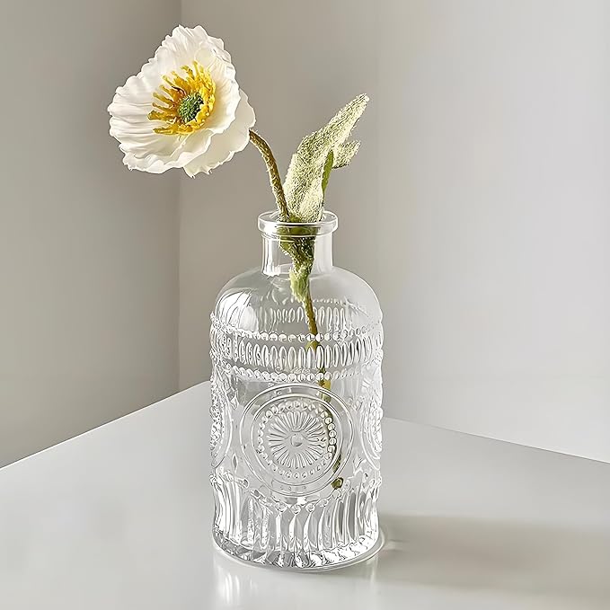 Propagation Vases for Plants, Bud Vases, Small Glass Vase for Flowers, Home Decor, Table Decor, Shelf Decor, Desk Decor, Office Decor