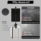 Crystal Brass Hemisphere Wall Sconce - Black Brushed Dimmable Sconces with Bulbs - Luxury Indoor Lighting Fixture - Modern Hanging Light Decor for Bedroom Living Room Bathroom Vanity Hallway