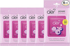 Godrej Aer Power Pocket Floral Delight Bathroom Fragrance 10 g, 6-Pack, Orange