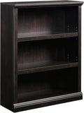 Sauder 3 Tier Book Shelf Wooden Bookcase Multipurpose Bookshelf for Home Office, Living Room, in Estate Black | Multipurpose, Bookshelf, for Home Office, Living Room