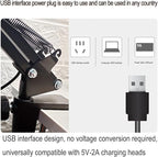 15X Magnifying Glass Desk Lamp, LED Desk Lamp with Base and Clamp, 5 Color Mode, 10 Stepless Dimmable, 84 Leds, 4.2" Diameter Real Glass Lens Magnifying Glass Lamp for Reading Close Work Repair Sewing