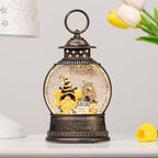 Bee Hive Decor Spring Bee Gnome Light Up Snow Globe 6H Timer Honey Bee Decorations for Spring Decor,Home Shelf Decor,Battery Operated & USB Operated