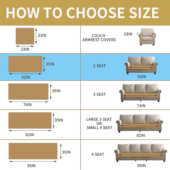HAOMAIJIA Waterproof Couch Cover for Dogs Washable,Faux Fur Pet Couch Covers for Sofa,Soft Dog Bed Cover Non-Slip Couch Covers for 3 Cushion Couch Sofa Pet Friendly (Brown, 35" x 62" 1 Pack)