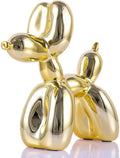 Gold Balloon Dog Decor,Gold Room Decors,Balloon Animal Preppy Room Shelf Decor,Cute Statue Home Decors,Bedroom Modern Sculpture Desk Decoration,Golden Decorations Gifts