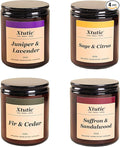 Brown Soy Wax Candle Gift Set - 28oz Large Jar,200-Hour Burn Time,Home Fragrance for Relaxation, Meditation,Gifts for Women, Housewarming, Home Decor