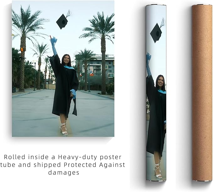 YXIMOX Cherishcanvas Custom Canvas Prints with Your Photos, Personalized Wall Art, Home Decor,Custom Canvas Print, Made in USA(27"x40", Unframed)