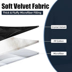 HOMBYS Floor Lounger Pillow Foldable and Tufted Design Long Floor Cushion for Yoga, Reading, Sleeping, Meditation, Elastic Band for Roll Up and Easy Storage, Machine Washable, Black, 74"x27"