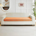 Couch Covers for 3 Cushion Sofa Pet Friendly Couch Cushion Covers Universal Sofa Covers Washable Stretch Slipcovers for Sectional Sofa (Texture Orange,Large Triple Seat Cover)