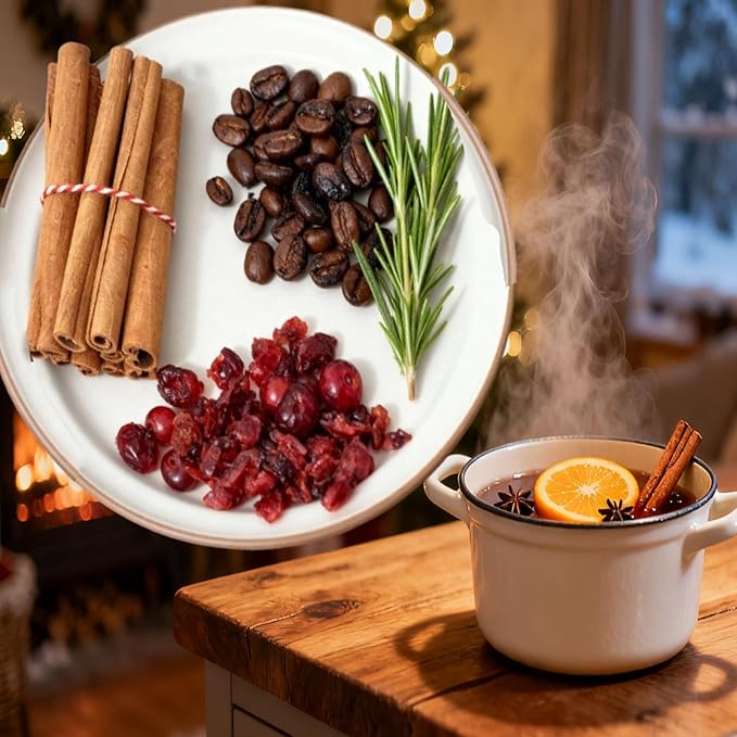 Intention Simmer Pot Blends,Potpourri Simmer Pot for Stove, Potpourri Simmering Fall Home Fragrance for Housewarming, Christmas,with Herbs, Dried Fruit (A,3PCS)