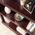 Sauder Miscellaneous Storage 3-Shelf Bookcase/ Book shelf, Select Cherry finish