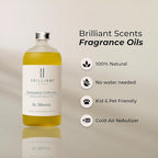Brilliant Scents St. Moritz Fragrance Oil 200ml - Premium Diffuser Oil for Home, Office, Hotels - Long Lasting, Plant-Based, Meets IFRA Standards, USA-Made - Lemongrass, Magnolia, Koa Wood