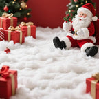 Christmas Fake Snow Decoration,35.2 Oz(1 Bag) White Artificial Snow Cotton Fluffy Fake Snow for Mantle Village,Nativity Set,Faux Snow Christmas Tree Decor,Winter Indoor Home Decoration