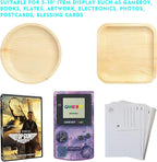 10 Pack Book Display Stands Adjustable Clear Easel Collector Display Holder for Comic Artwork Album CD Magazine Postcard Cookbooks Photos