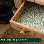 The Master Herbalist Fragrant Scented Drawer Liners in a William Morris Inspired Design | Pack of 5 Sheets | Contains Essential Oils | Made in The UK (Lavender)