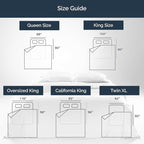 Olive + Crate Tencel Eucalyptus Cooling Duvet Cover Set - Hypoallergenic, Lyocell Tencel Duvet Cover - Soft, Temperature Regulating with Hidden Button Closure & Corner Ties - Queen Size, Beige