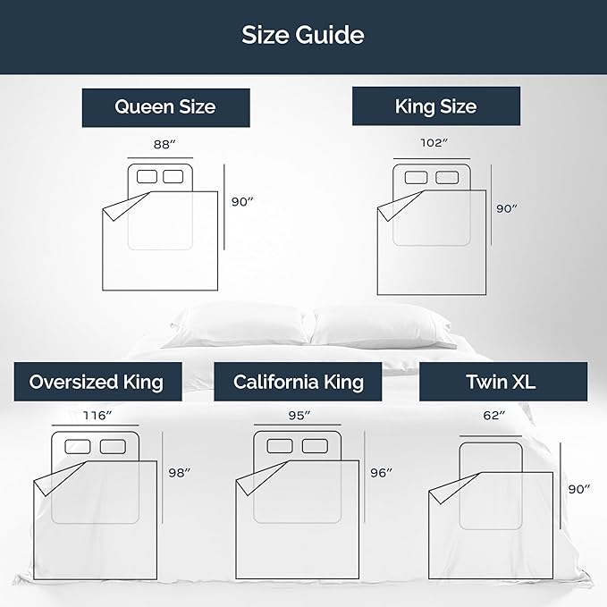 Olive + Crate Tencel Eucalyptus Cooling Duvet Cover Set - Hypoallergenic, Lyocell Tencel Duvet Cover - Soft, Temperature Regulating with Hidden Button Closure & Corner Ties - Queen Size, Beige