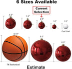 Red & Green 2.5" Christmas Balls Christmas Tree Decoration Ornaments Shatterproof Hanging Balls for Birthday Halloween Holiday Wedding Decorations Set of 24pcs