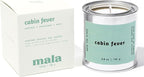 MALA Cabin Fever Cypress Evergreen & Moss Candle for Home – Forest‑Inspired Aromatherapy – Vegan Soy – 45 Hour Clean Burn – Organic Non‑Toxic Candles – Cozy Room Decor – 6.8 oz