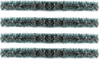 Suitable for All Your Christmas DIY, The Village Series Flexible Sisal Hedge, Can Be Shaped to Suit Your Landscape, 12 inches Long?One Pack of Four