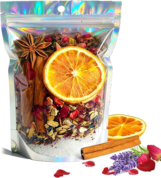 Intention Simmer Pot Blends, Simmer Pot for Stove Potpourri, Botanical Air Freshener Sachets for Holiday, Meditation & Ritual Spaces (Love)