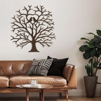 SIGNLEADER Metal Wall Art Decor Heart-Shaped Tree of Love Abstract Wall Sculpture Hangings Home Decoration for Living Room, Bedroom, Bathroom, Kitchen, Outdoor - 30" Bronze